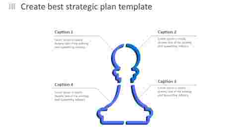 strategic plan template-blue